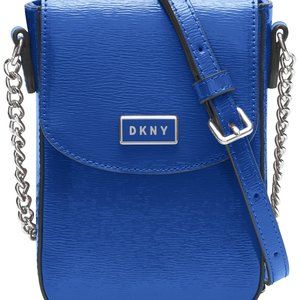 DKNY North South Leather Bryant Flap Crossbody